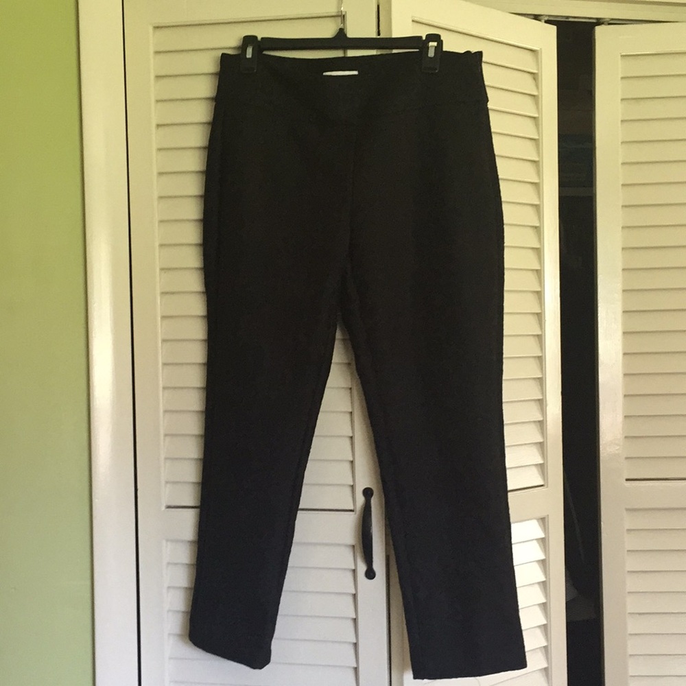 NWOT Elle lace overlay black dress pants